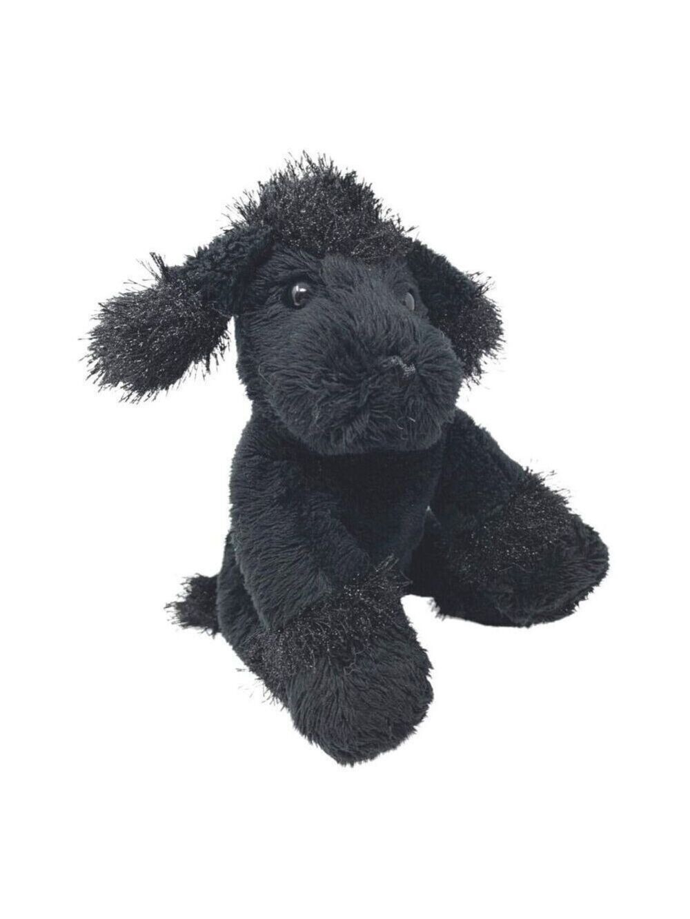 Ganz Webkinz Lil Kinz Black Poodle Plush Toy Stuffed Animal Puppy 6in No Code